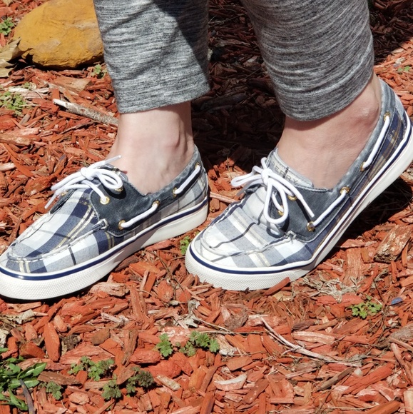 Sperry Shoes - Adorable plaid Sperry Top-Siders size 6.5